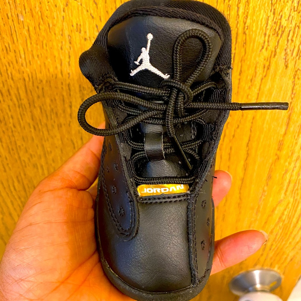 Glittery black retro 13 Jordan’s